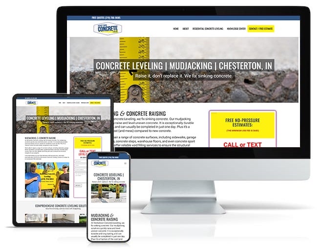 Concrete lifting marketing & SEO service