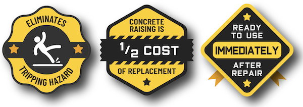 Concrete raising website design