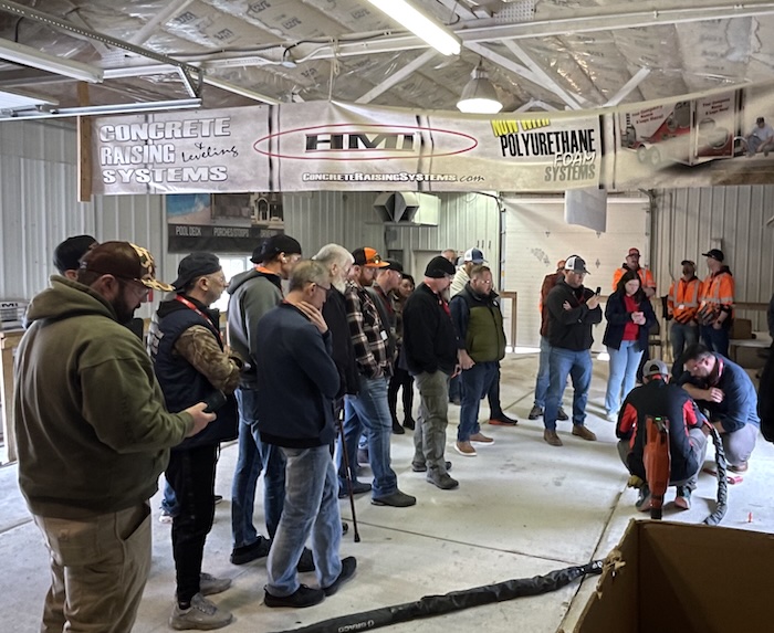 HMI Training Poly Foam Jacking Concrete Lifting