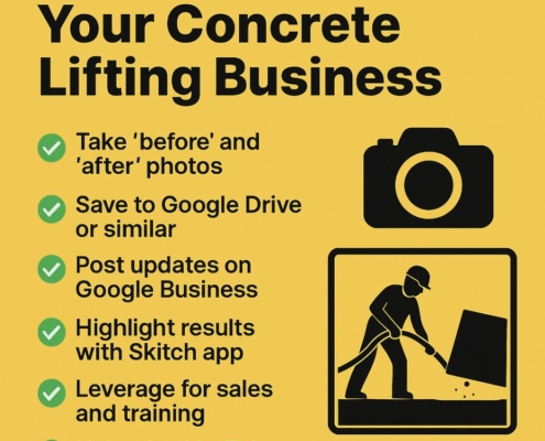 Concrete leveling photos