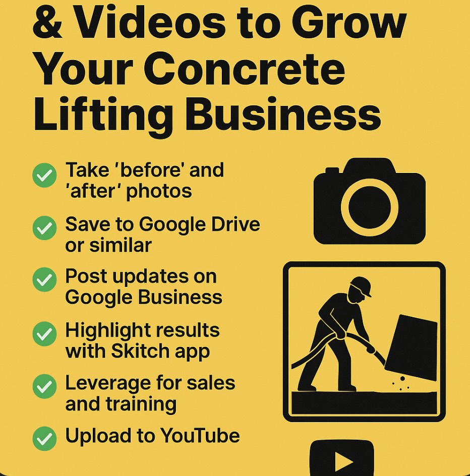 Concrete leveling photos