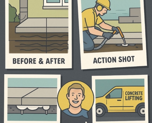 Concrete lifting photos