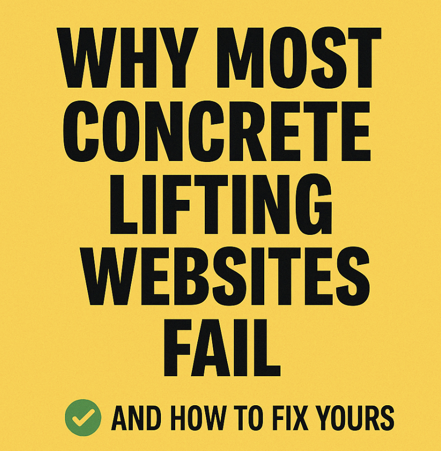 Concrete raising website best practices