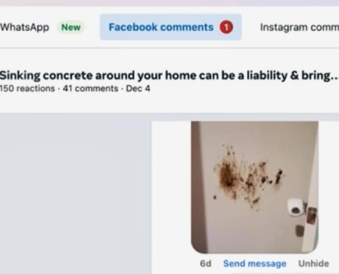 Facebook ads for concrete lifters