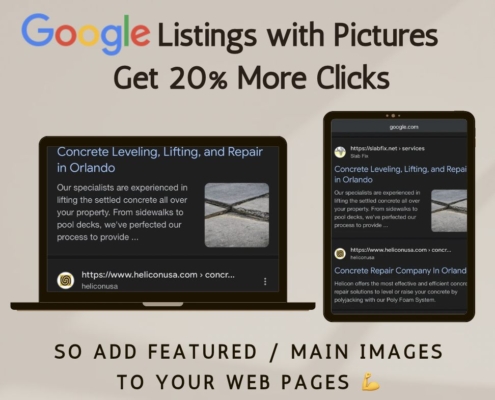 Google marketing for Concrete Lifters