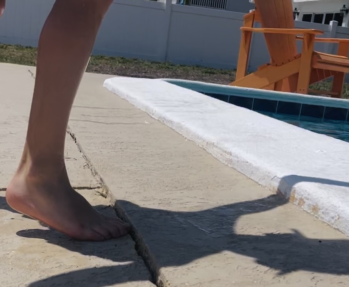 Trip Hazard - Stub a Toe by the Pool