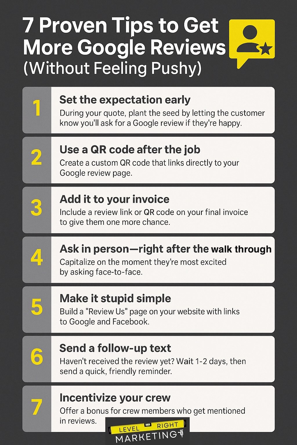 Concrete raising review ideas