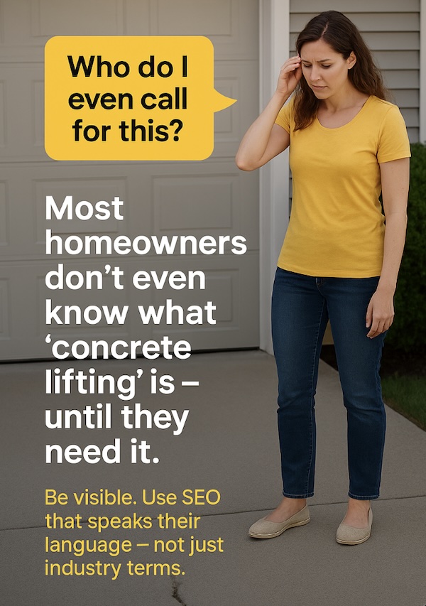 Concrete lifting SEO AI language