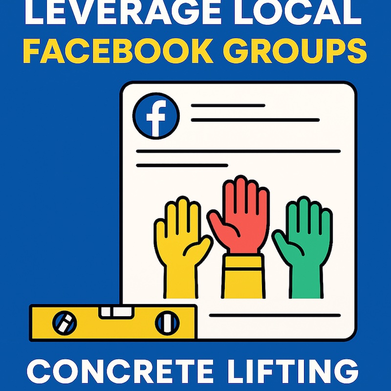Facebook Marketing Ideas Concrete Lifting