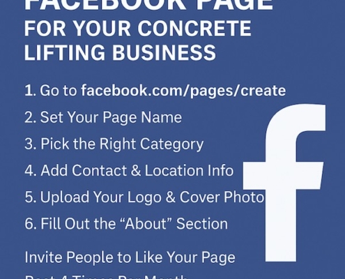 Facebook marketing for concrete lifting
