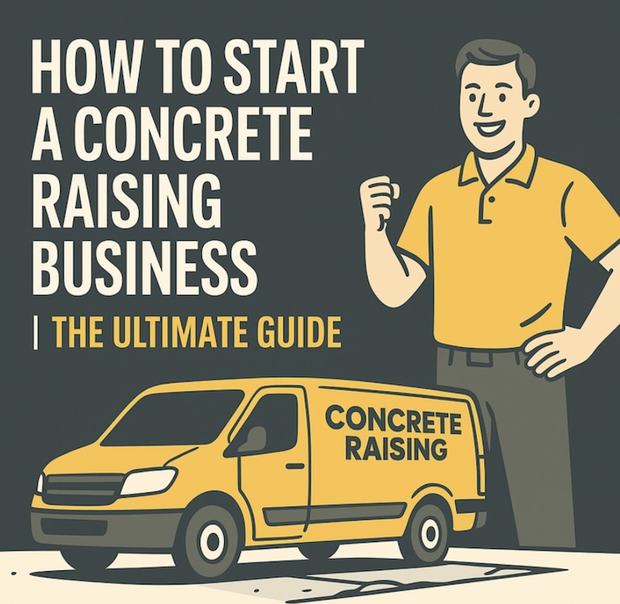 How to start a poly jacking concrete raising business