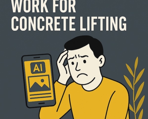 Why AI-Generated Websites Don’t Work for Concrete Lifting