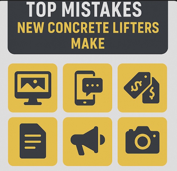 Mistakes Concrete Lifters Make with Marketing