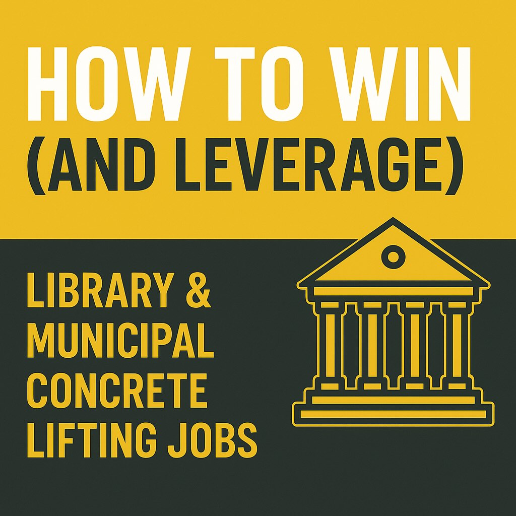 Municipal concrete lifting marketing