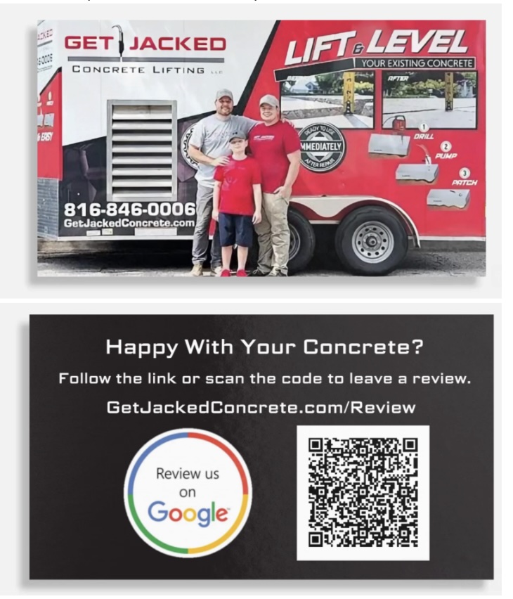 Review cards for Concrete Lifters