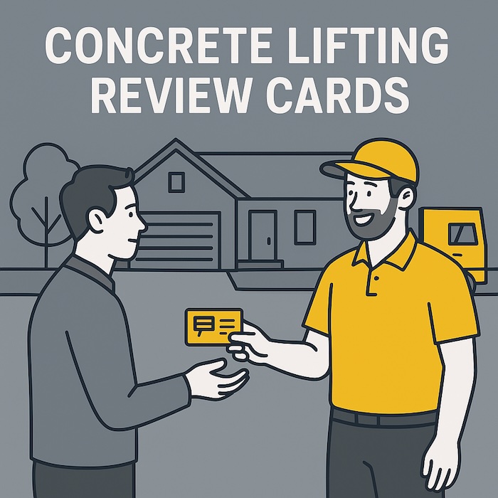 Concrete lifting review cards