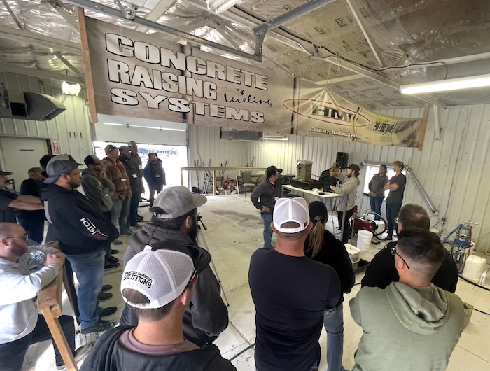 Poly foam deep foam injection training