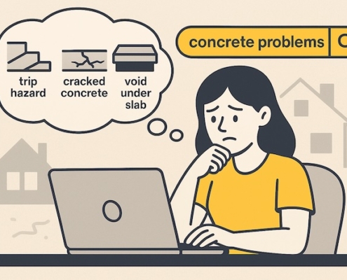 Concrete raising SEO problems