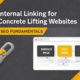 Internal links for concrete lifting SEO