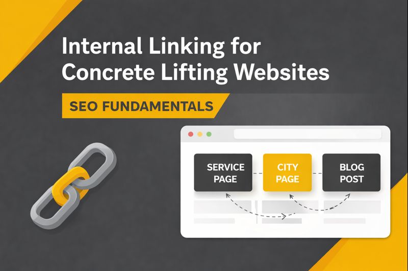 Internal links for concrete lifting SEO