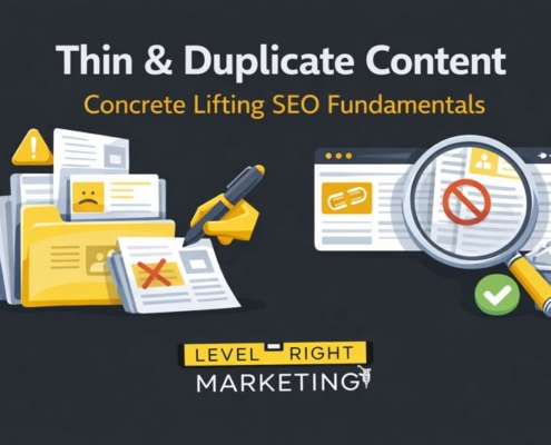 Thin & Duplicate Concrete Lifting Web Pages