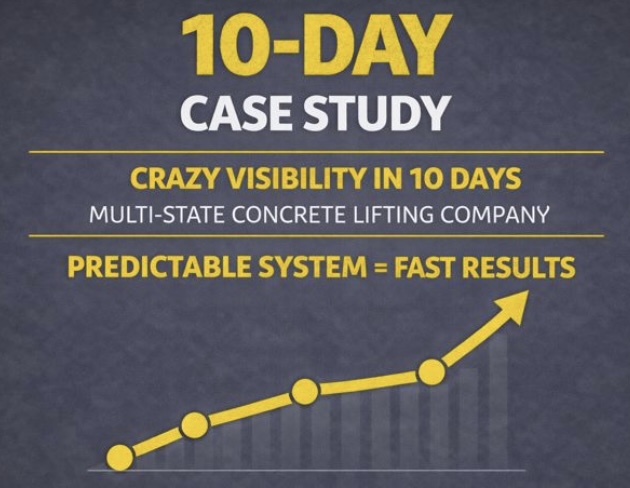 10-Day Ranking Jump Case Study: Multi-State Concrete Lifting Website Build