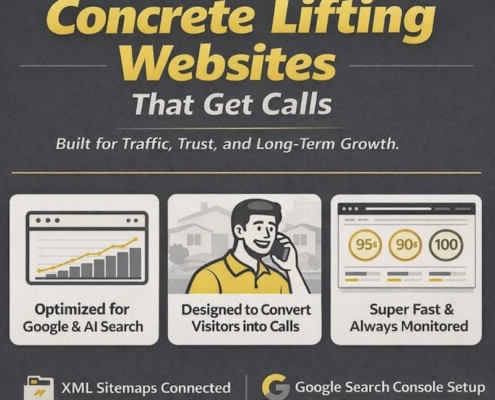 How we build concrete lifting websites