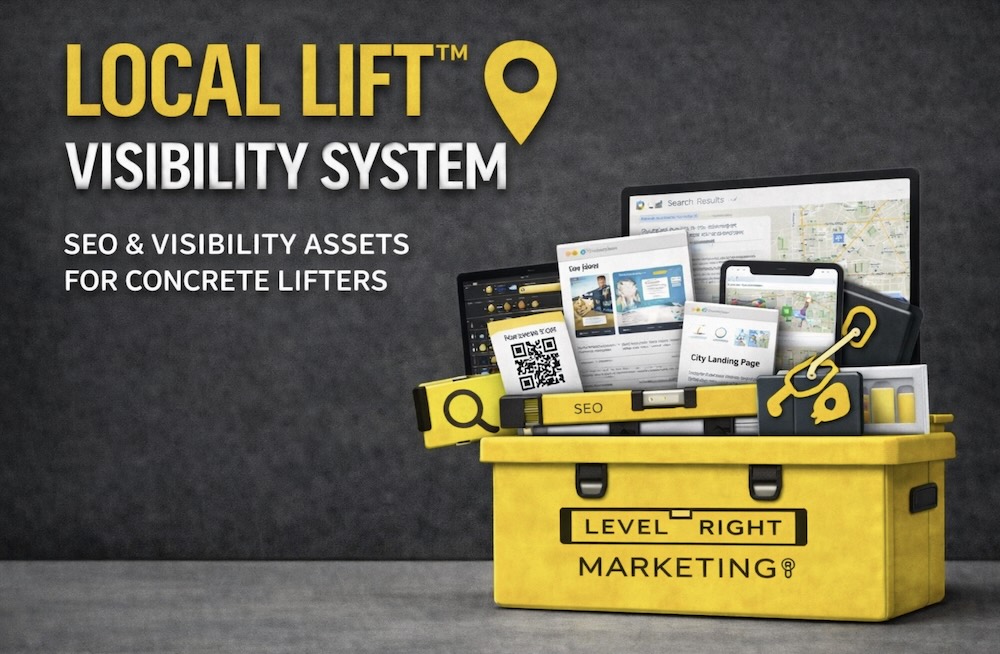 Local Lift Visibility System | SEO for Concrete Lifters