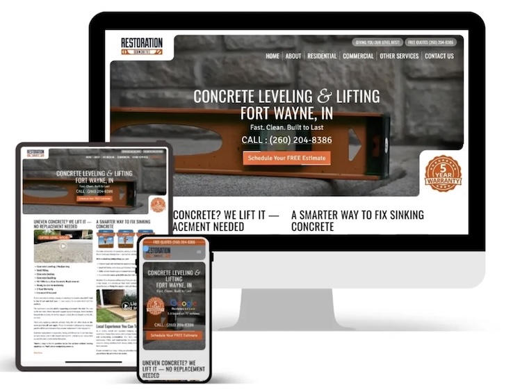 Concrete Lifting Marketing | Polyjacking | Mudjacking | Concrete Leveling