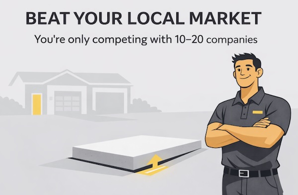 Beat your competition concrete lifters