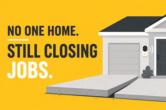 No one home selling tips for concrete lifting