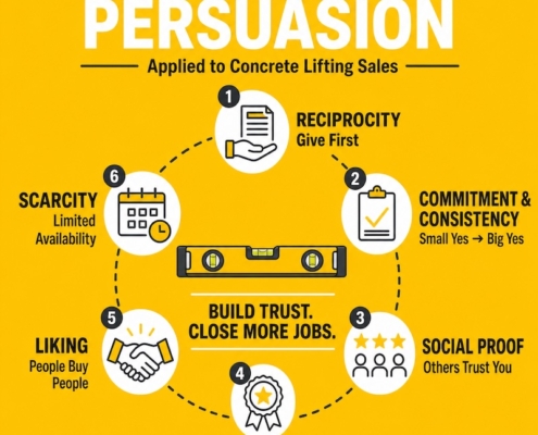 6 Laws of Persuasion for Concrete Lifters