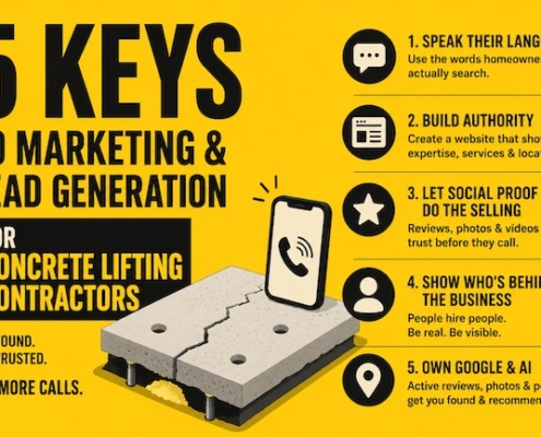 How to sell more concrete lifting jobs