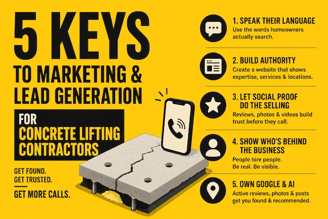 How to sell more concrete lifting jobs