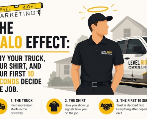 Sales tips for concrete raising
